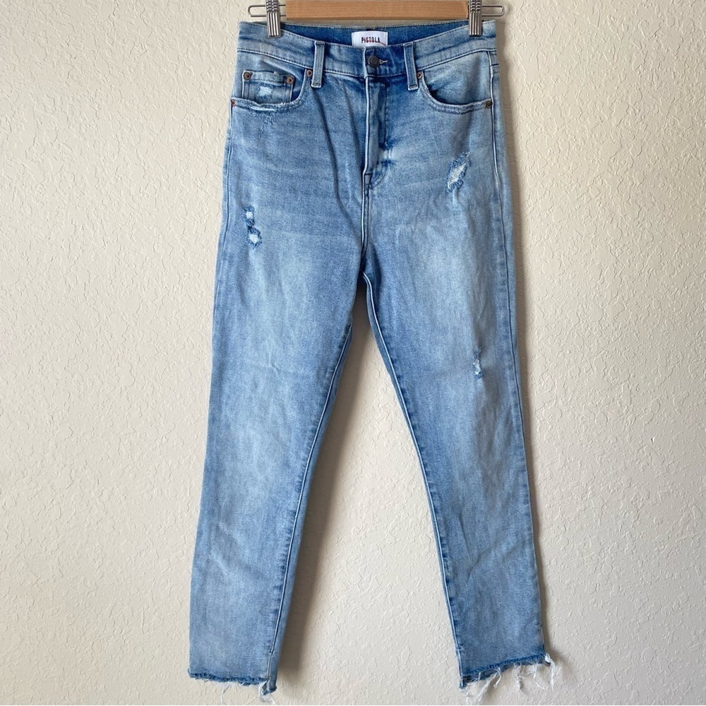 Pistola | Women's PISTOLA Cara High Waist Vintage Skinny Jeans Size 26 Raw Hem